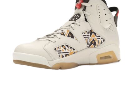 Air Jordan 6 Retro Quai 54 Sail Brown (2020) - vue 2