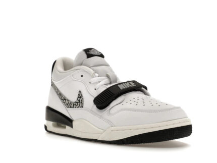 Air Jordan Legacy 312 Low White Black Elephant Swoosh - vue 2