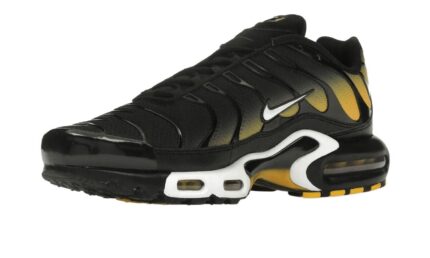Nike Air Max Plus Black University Gold White - vue 2