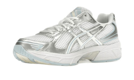 ASICS Gel-1130 White Ivory Light Blue - vue 2