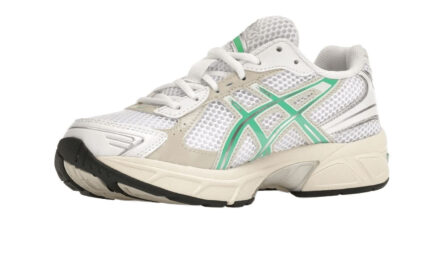 ASICS Gel-1130 White Malachite Green Off White Midsole - vue 2