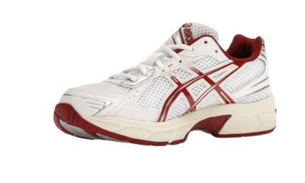 ASICS Gel-1130 White Red Dahlia - vue 2