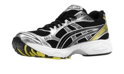 ASICS Gel-Kayano 14 Black Lemon Spark - vue 2