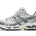 ASICS Gel-Kayano 14 White Pure Silver Slate Grey Sage authentique