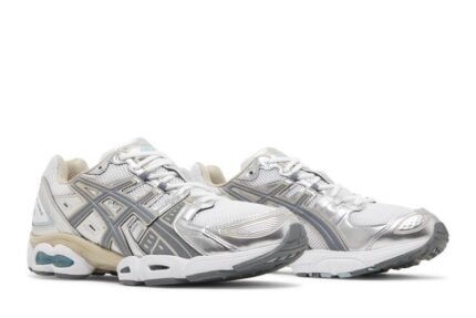 ASICS Gel-Nimbus 9 White Steel Grey - vue 2