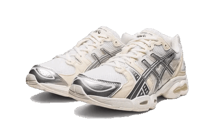 ASICS Gel-Nimbus 9 Wind And Sea White Silver - vue 2