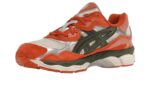 ASICS Gel-NYC Oatmeal Forest Green Orange - vue 5