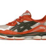 ASICS Gel-NYC Oatmeal Forest Green Orange authentique