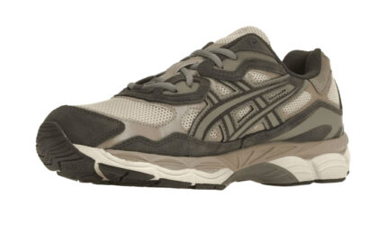 ASICS Gel-NYC Oatmeal Obsidian Grey - vue 2