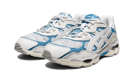 ASICS Gel-NYC White Dolphin Blue - vue 2