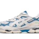 ASICS Gel-NYC White Dolphin Blue authentique