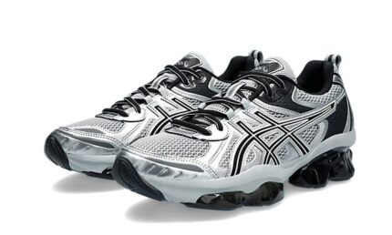 ASICS Gel-Quantum Kinetic Mid Grey Silver - vue 2
