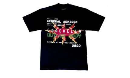 Cactus Plant Flea Market Coachella x CPFM Weekend 1 T-Shirt Black authentique