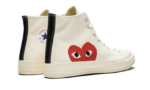 Converse Chuck Taylor All-Star 70s Hi Comme des Garçons PLAY White - vue 3