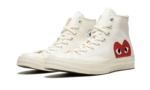 Converse Chuck Taylor All-Star 70s Hi Comme des Garçons PLAY White - vue 2