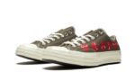 Converse Chuck Taylor All-Star 70s Ox Comme des Garçons PLAY Multi Heart Green - vue 2
