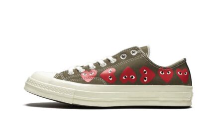Converse Chuck Taylor All-Star 70s Ox Comme des Garçons PLAY Multi Heart Green authentique