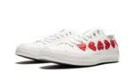 Converse Chuck Taylor All-Star 70s Ox Comme des Garçons PLAY Multi-Heart White - vue 2
