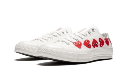 Converse Chuck Taylor All-Star 70s Ox Comme des Garçons PLAY Multi-Heart White - vue 2