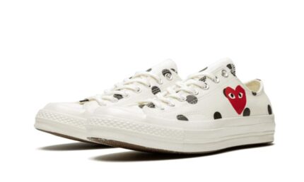 Converse Chuck Taylor All-Star 70s Ox Comme des Garçons PLAY Polka Dot White - vue 2