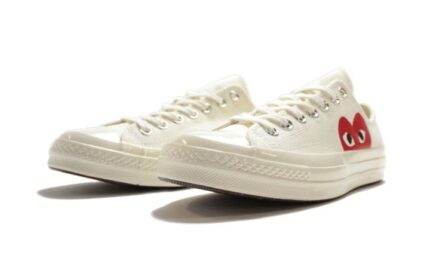 Converse Chuck Taylor All-Star 70s Ox Comme des Garçons PLAY White - vue 2