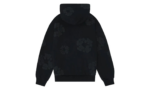 Denim Tears Cotton Wreath Hoodie Black Monochrome - vue 2