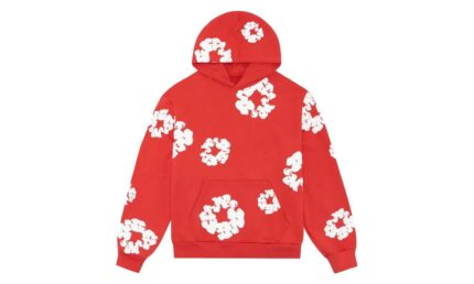 Denim Tears Cotton Wreath Sweatshirt Red - vue 2