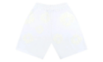 Denim Tears Mono Cotton Wreath Shorts White - vue 2