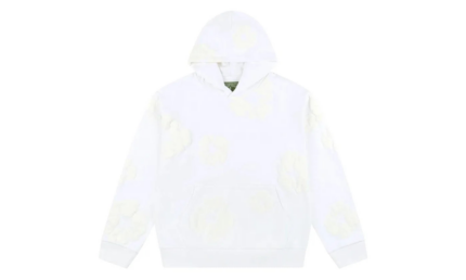 Denim Tears Mono Cotton Wreath Sweatshirt White - vue 2