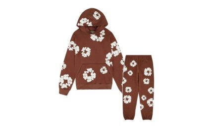 Denim Tears The Cotton Wreath Brown — Set (Hoodie & Sweatpants) - vue 2