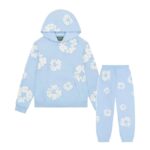 Denim Tears The Cotton Wreath Powder Blue — Set (Hoodie & Sweatpants) authentique