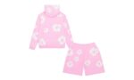 Denim Tears The Cotton Wreath Powder Pink — Set (Hoodie & Shorts) - vue 2