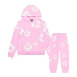 Denim Tears The Cotton Wreath Powder Pink — Set (Hoodie & Sweatpants) authentique
