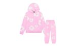 Denim Tears The Cotton Wreath Powder Pink — Set (Hoodie & Sweatpants) authentique