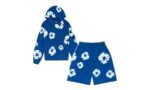 Denim Tears The Cotton Wreath Royal Blue — Set (Hoodie & Shorts) - vue 2