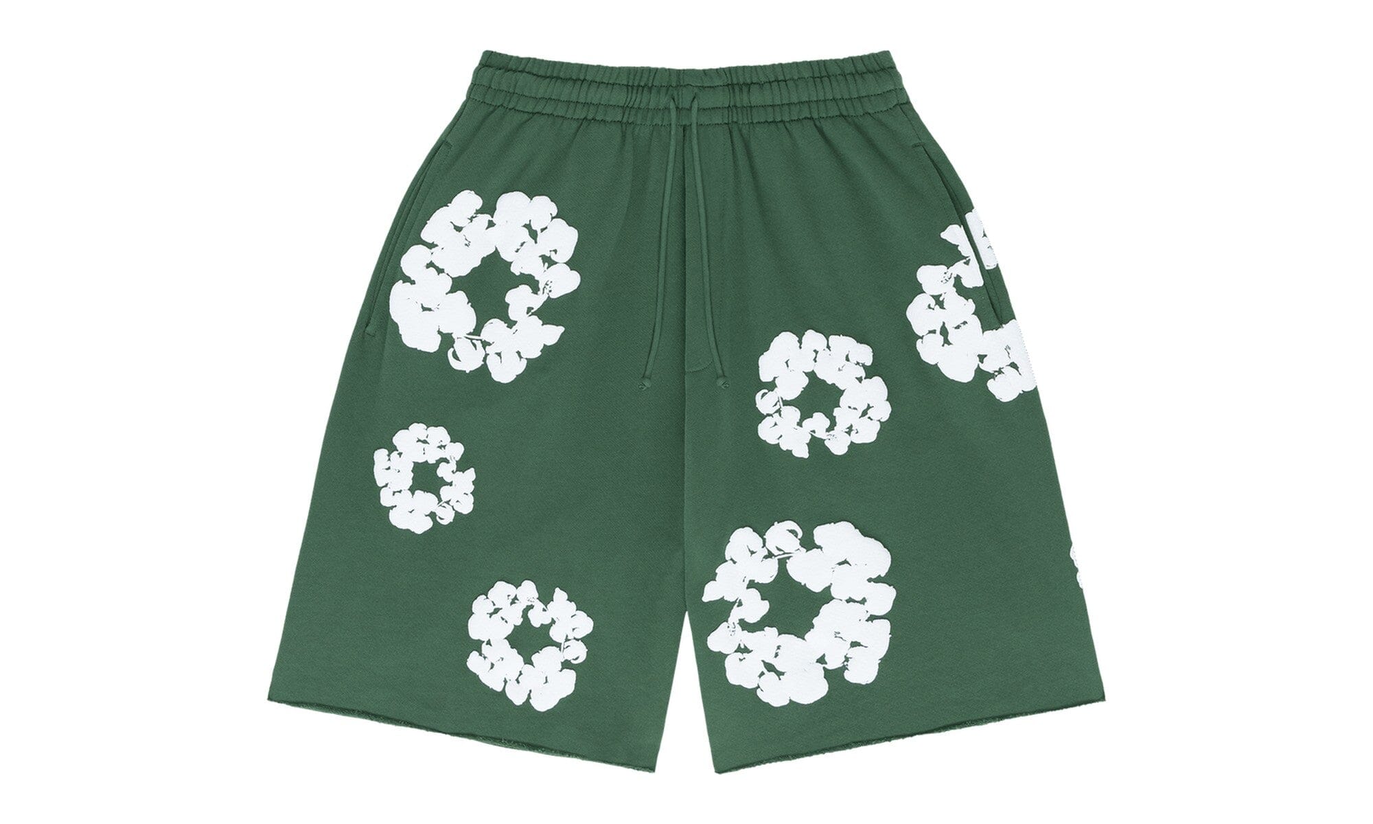 denim-tears-the-cotton-wreath-shorts-green-122204 Denim Tears The Cotton Wreath Shorts Green authentique