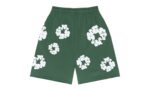 Denim Tears The Cotton Wreath Shorts Green - vue 2