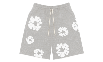 Denim Tears The Cotton Wreath Shorts Grey authentique
