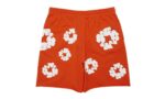 Denim Tears The Cotton Wreath Shorts Orange - vue 2