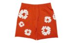 Denim Tears The Cotton Wreath Shorts Orange authentique