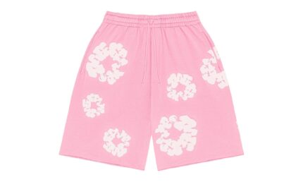 Denim Tears The Cotton Wreath Shorts Pink authentique