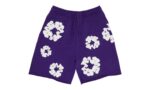 Denim Tears The Cotton Wreath Shorts Purple authentique