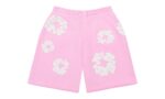 Denim Tears The Cotton Wreath Sweat Shorts Powder Pink authentique