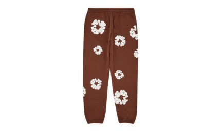 Denim Tears The Cotton Wreath Sweatpants Brown authentique