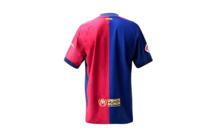 FC Barcelona x Travis Scott Limited Edition Match Home 2024/25 Jersey Blue/Scarlet - vue 2