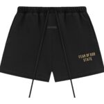 Fear of God Essentials Fleece Soccer Short Black authentique