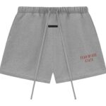 Fear of God Essentials Fleece Soccer Short Dark Heather authentique
