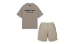 Fear of God Essentials Heather Grey — Set (T-Shirt & Shorts) - vue 2