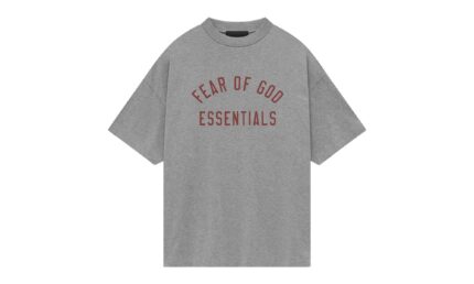 Fear of God Essentials Jersey Crewneck Tee Dark Heather authentique