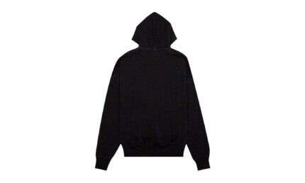 Fear of God Essentials Knit Hoodie Black - vue 2